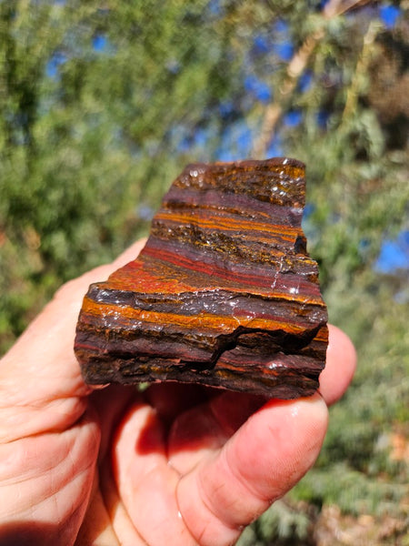 Tiger Iron rough rock TIR180
