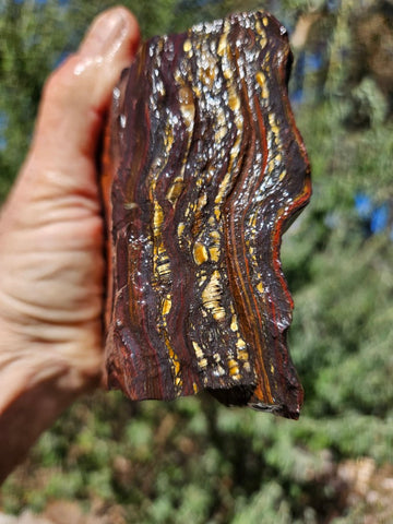 Tiger Iron rough rock TIR181