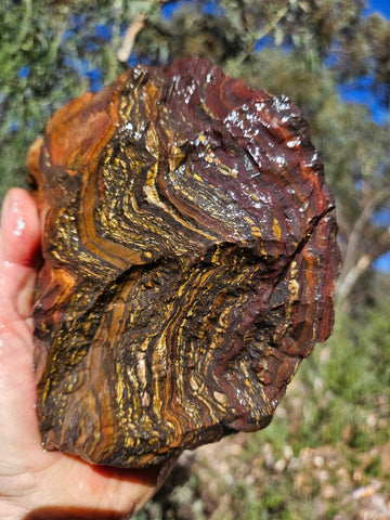 Tiger Iron rough rock TIR182