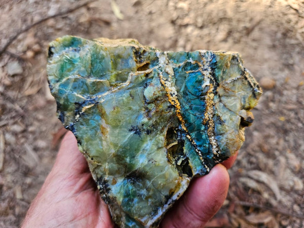 Green Opal  rough.  GOR 137
