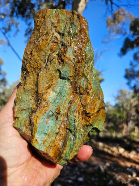 Opalised Serpentine rough.  OSR 111