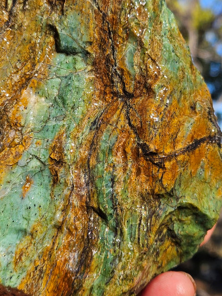 Opalised Serpentine rough.  OSR 111