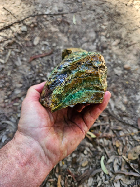 Opalised Serpentine rough.  OSR 111