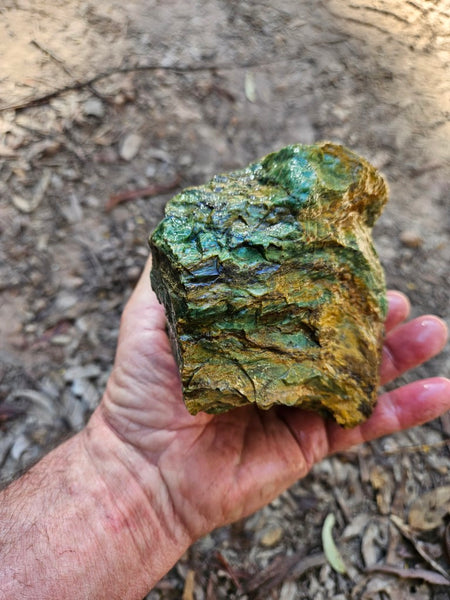 Opalised Serpentine rough.  OSR 111