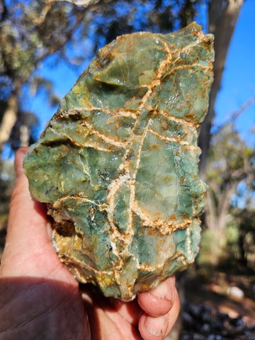 Green Opal  rough.  GOR 139