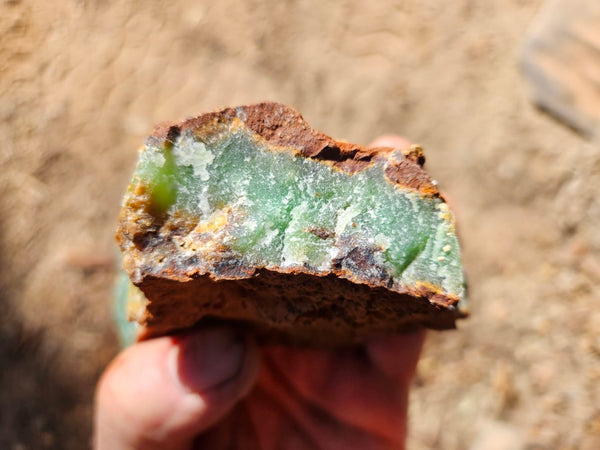 Chrysoprase rough.  CHR 201