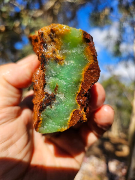 Chrysoprase rough.  CHR 201