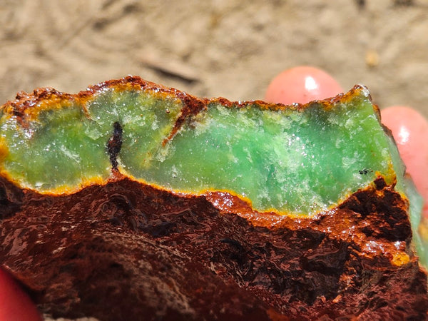 Chrysoprase rough.  CHR 201