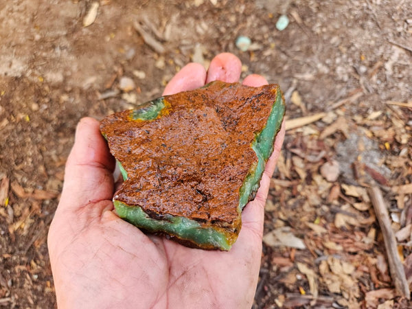 Chrysoprase rough.  CHR 201