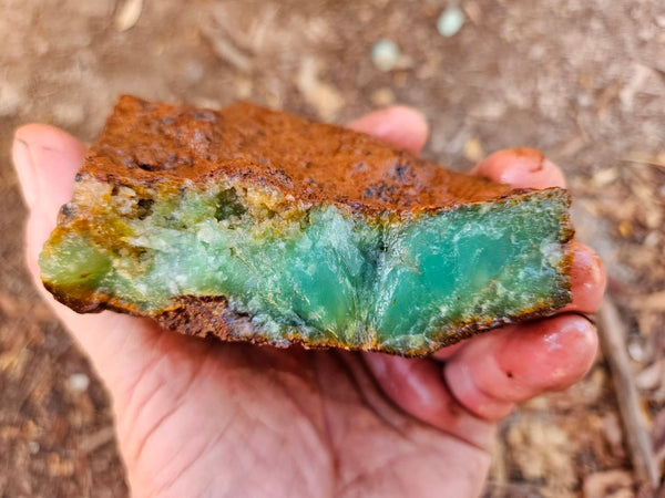 Chrysoprase rough.  CHR 201