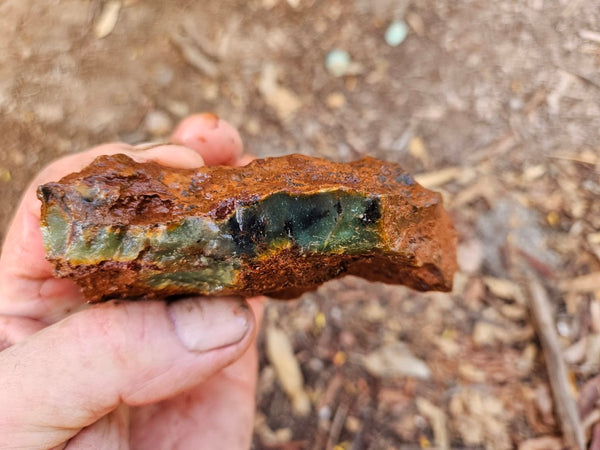 Chrysoprase rough.  CHR 201