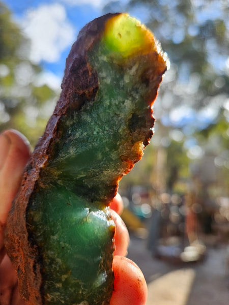 Chrysoprase rough.  CHR 201