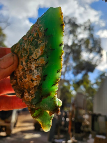 Chrysoprase rough.  CHR 205