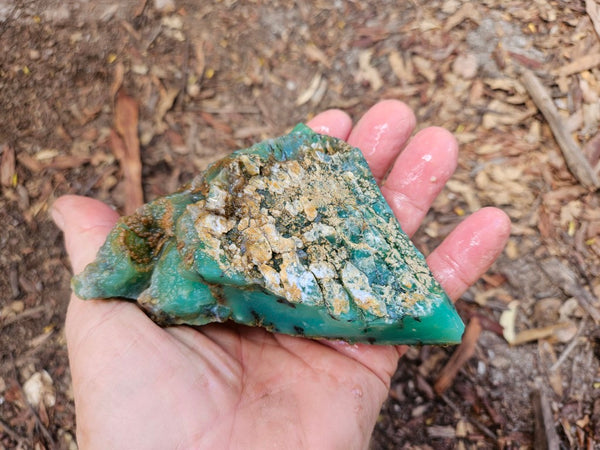 Chrysoprase rough.  CHR 205