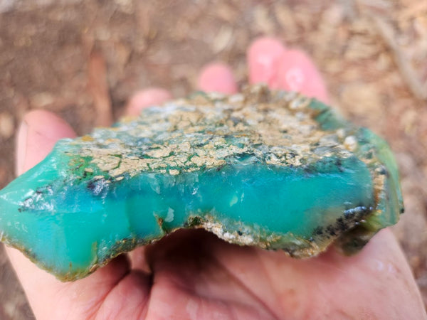 Chrysoprase rough.  CHR 205