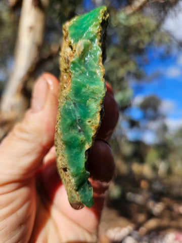 Chrysoprase rough.  CHR 206