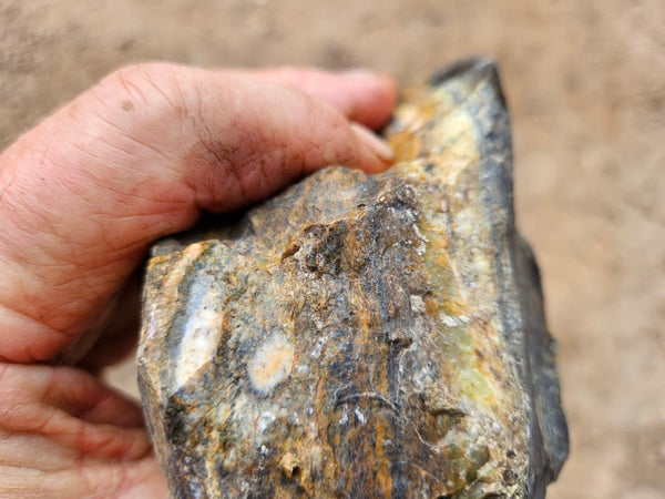 Opalised Serpentine rough.  OSR 112
