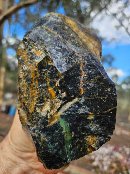 Opalised Serpentine rough.  OSR 112