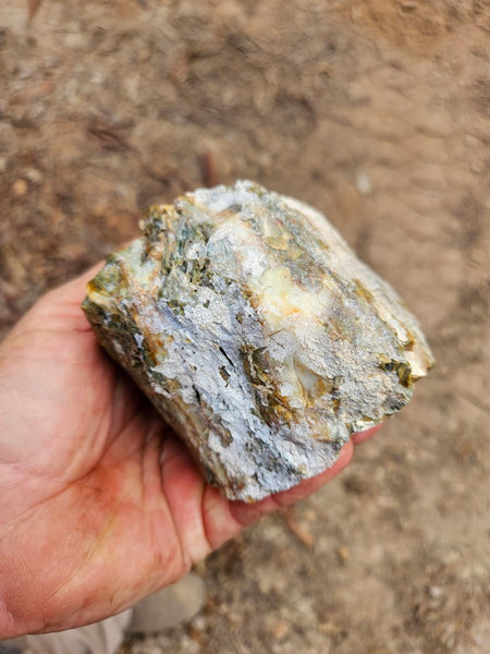 Opalised Serpentine rough.  OSR 113