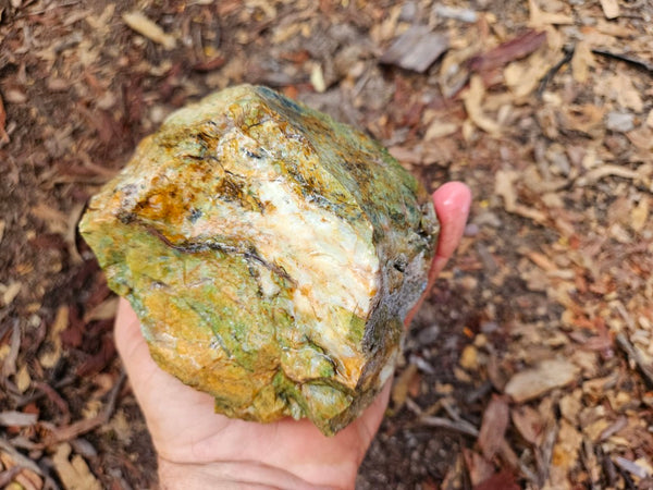 Opalised Serpentine rough.  OSR 113