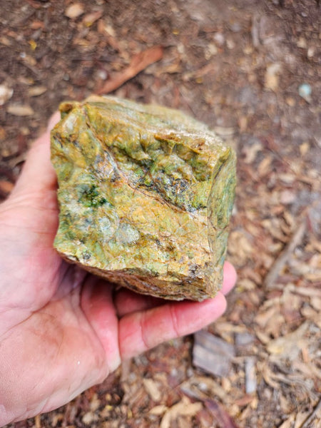Opalised Serpentine rough.  OSR 113