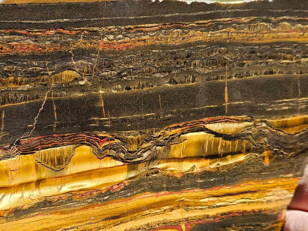 Polished Tiger Eye slab TE460
