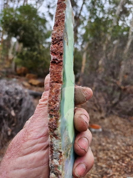 Polished Magnesite slab. MAP217