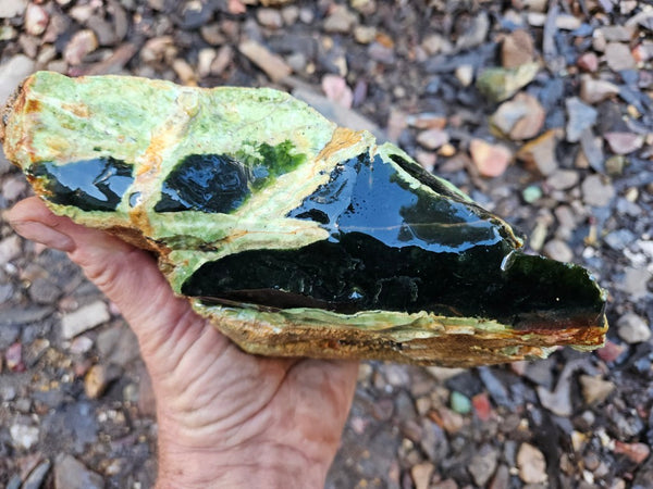 Rough Chrome Chalcedony CCR167