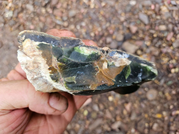 Rough Chrome Chalcedony CCR168