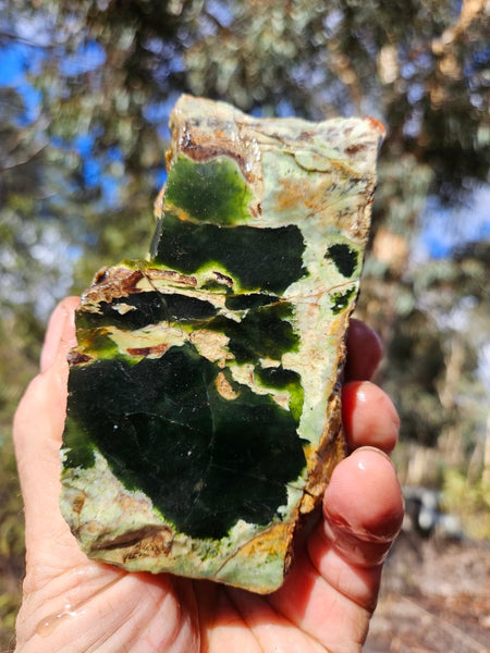 Rough Chrome Chalcedony CCR169