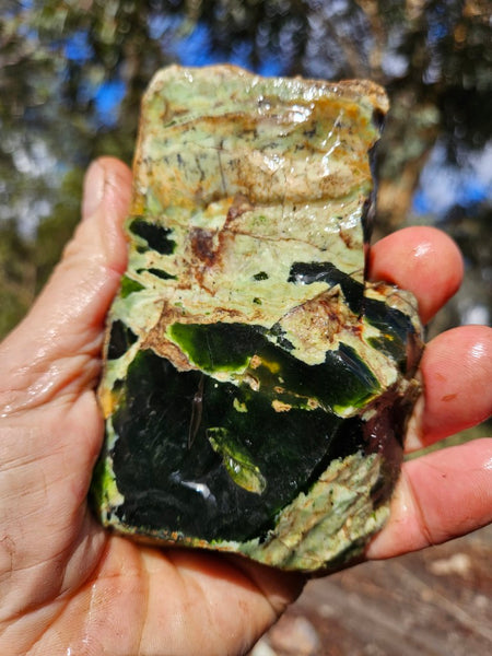 Rough Chrome Chalcedony CCR169