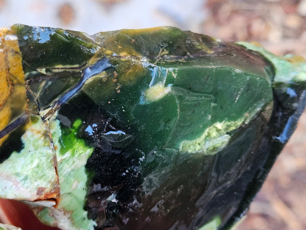 Rough Chrome Chalcedony CCR170