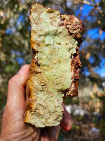 Lime magnesite rough.  LMR 129