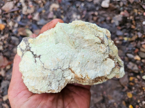 Lime magnesite rough.  LMR 128