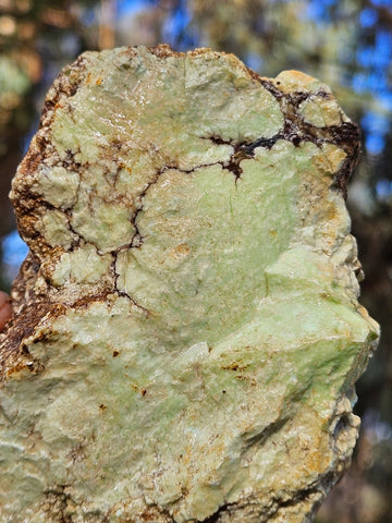 Lime magnesite rough.  LMR 128
