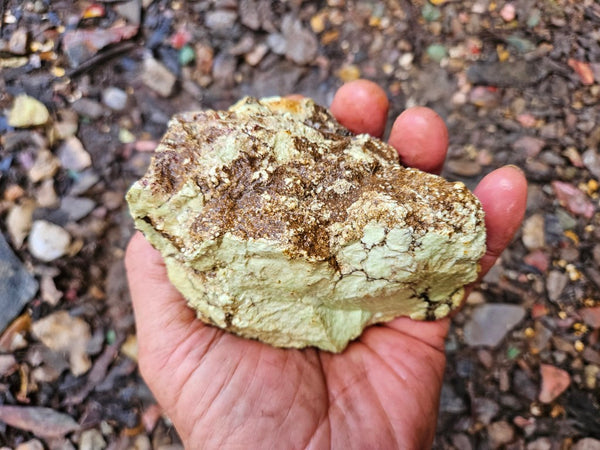 Lime magnesite rough.  LMR 128