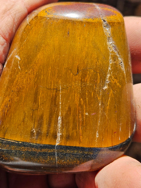 Tumble polished Marramamba Tiger Eye TET107