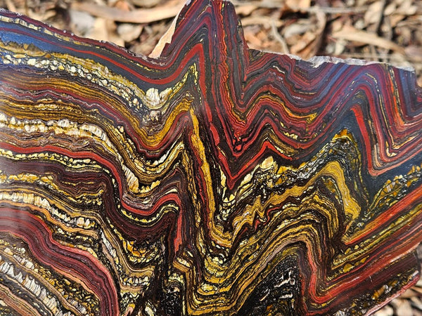 Polished Tiger Iron slab TI368