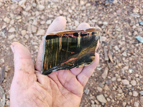 Polished Tiger Eye slab TE462