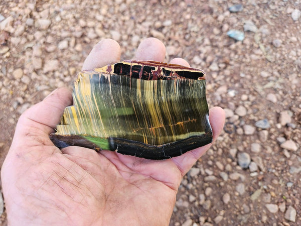 Polished Tiger Eye slab TE463