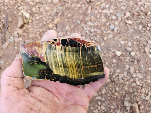 Polished Tiger Eye slab TE464