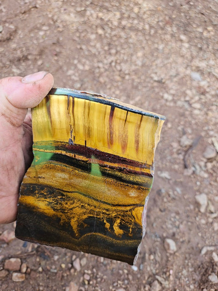 Polished Tiger Eye slab TE465