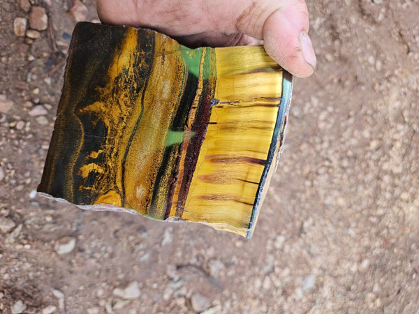 Polished Tiger Eye slab TE465