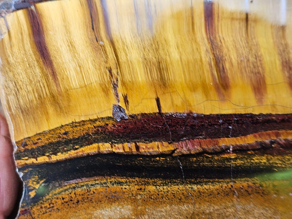 Polished Tiger Eye slab TE465