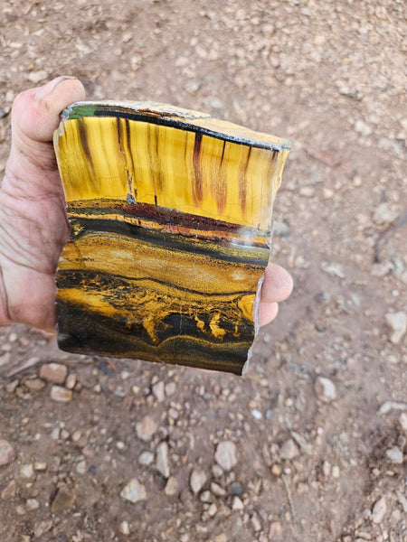 Polished Tiger Eye slab TE465