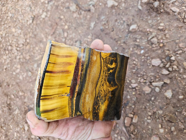 Polished Tiger Eye slab TE465