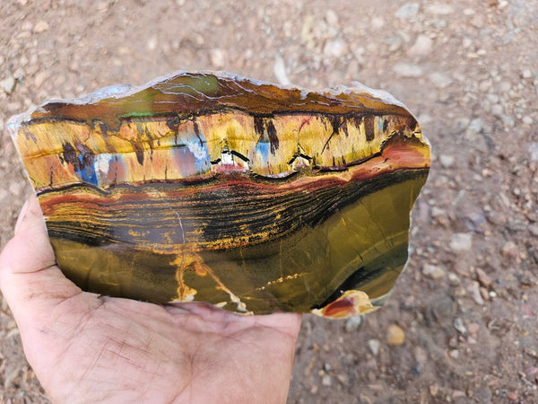 Polished Tiger Eye slab TE466