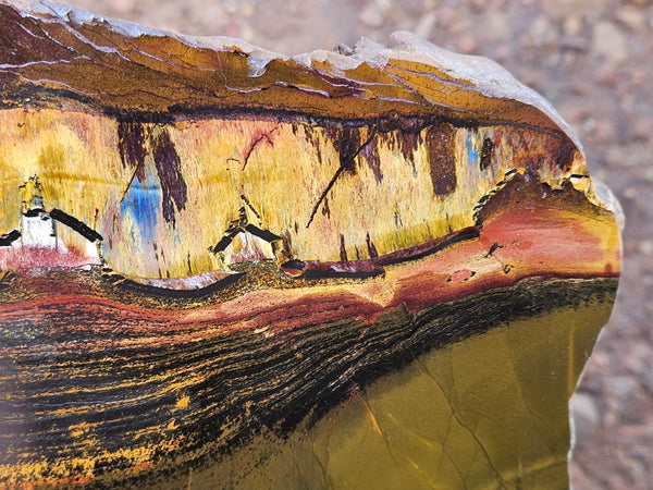 Polished Tiger Eye slab TE466