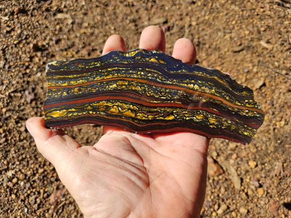 Polished Tiger Iron slab TI370