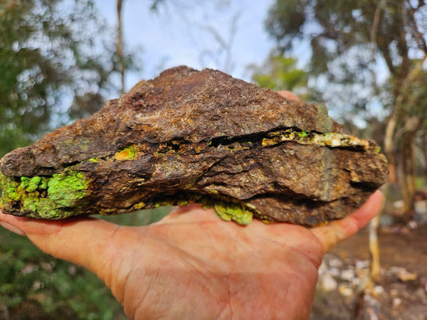 Gaspeite Polished Rock.  GT222